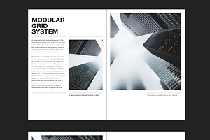 A4 Magazine / Brochure Grid System