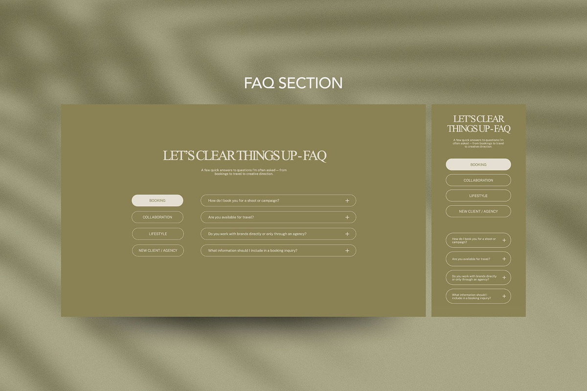 6 Showit Canvas Templates Bundle | Amare creative preview 4