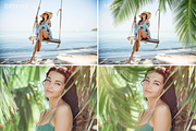Under the Palms photo overlays, a Layer Style Add-On by BrownLeopard (Thumbnail 3 of 6)