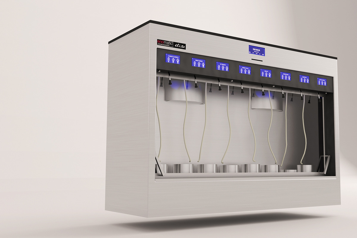 Enomatic Elite Wine System, an Object 3D Model by 6BIT Creative (Photo 3 of 5)