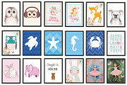 Nursery Wall At, Kids Room Wall Art, a Wallpaper Photo by Chipshpow Graphics (Thumbnail 4 of 9)