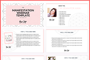 Manifestation Webinar CANVA Template, a Presentation Template by Coral Antler (Thumbnail 2 of 3)
