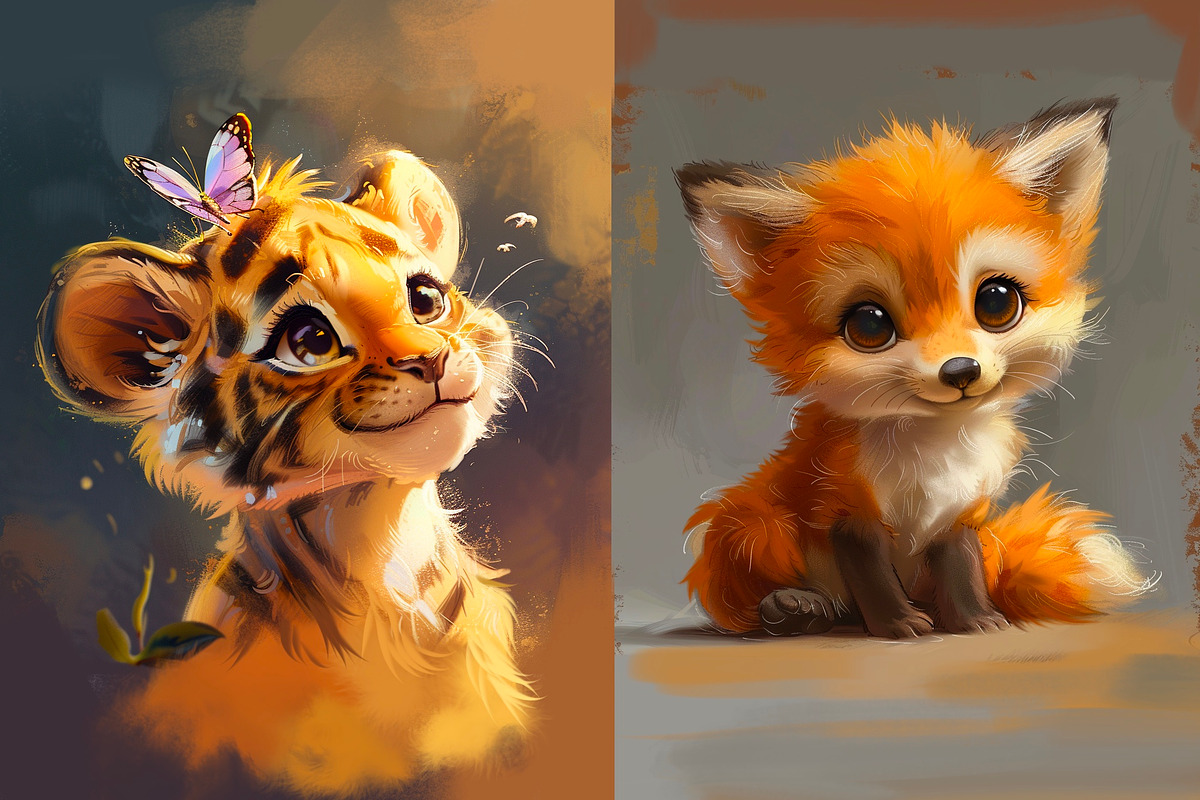 60 Fur Brush Set for Procreate, a Brush Add-On by Elenbushe (Photo 2 of 4)