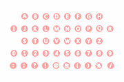 Sweet Bounce, a Symbol Font by Fourteen Letter (Thumbnail 3 of 7)