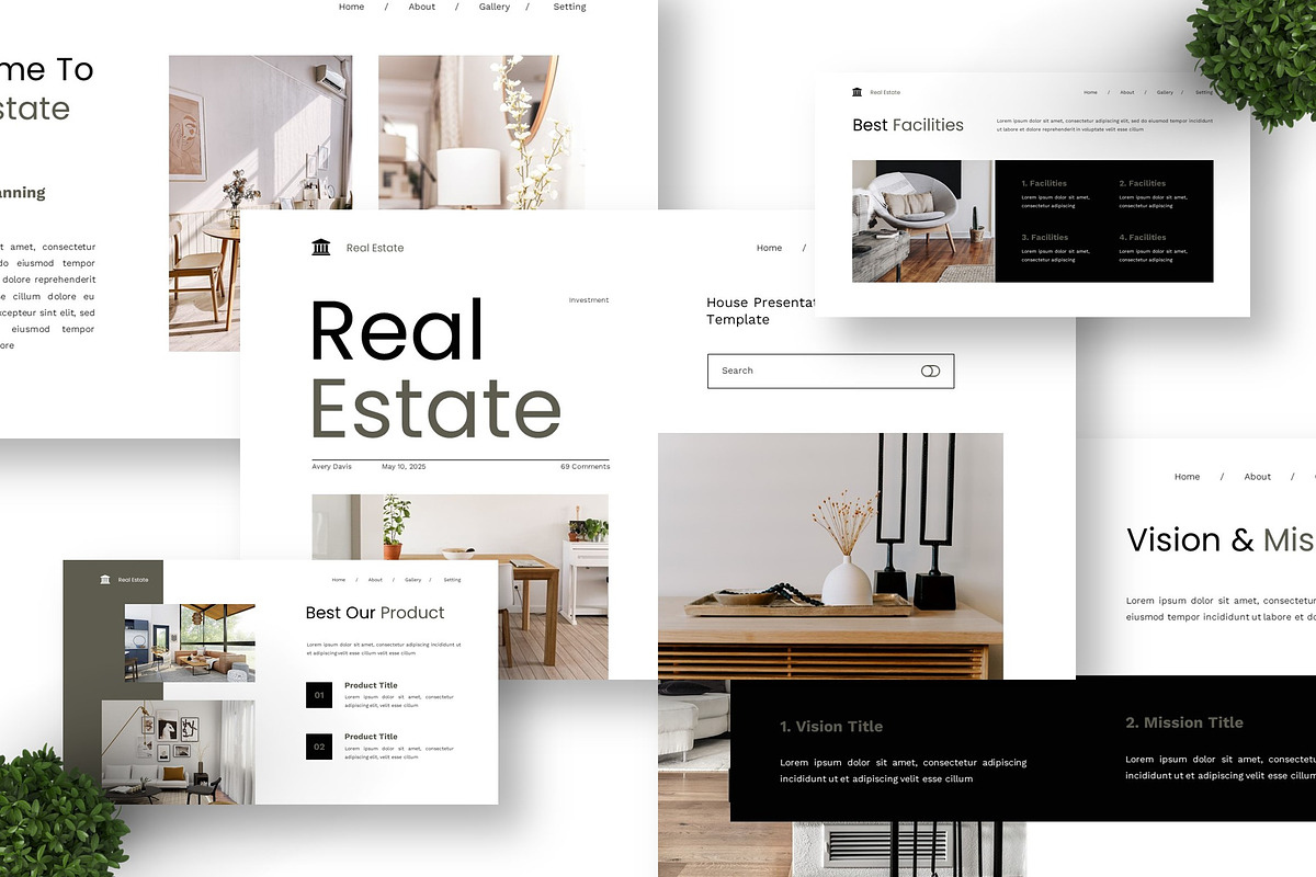 Real Estate - House Keynote preview 4