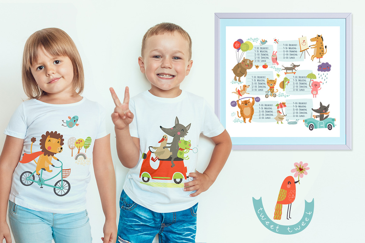 Animals collection, an Animal Illustration by Anna Guz's Store (Photo 6 of 6)