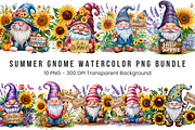 Summer Gnome Clipart 10 PNG, a Graphic by Clipart Bloom (Thumbnail 1 of 11)