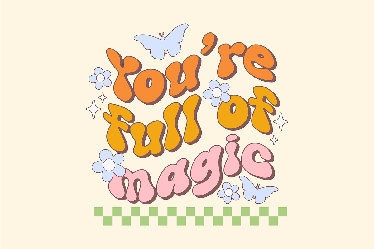 Retro Wild - Groovy Font, a Handwritten Font by Keithzo (Photo 2 of 7)