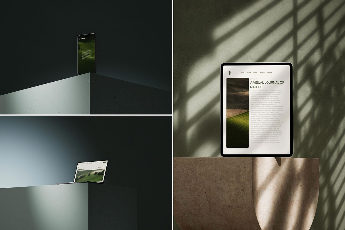 Serene Device Mockup Collection, a Mac Mockup by Mockup Line (Photo 3 of 6)