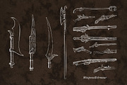 Medieval Weapons and Armour Vectors, an Object Graphic by Freezerondigital (Thumbnail 11 of 12)