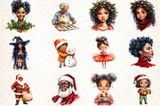 Antique Nordic Chirstmas Day Clipart, an Illustration by DreamCafeArt (Thumbnail 4 of 7)