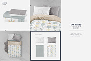 Bedding Multiboard Mockup, an Apparel Mockup by Denny's Mock-ups (Thumbnail 2 of 9)