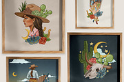 Desert Soul Western bundle, a Seasonal Illustration by SecondOfJuly (Thumbnail 5 of 7)
