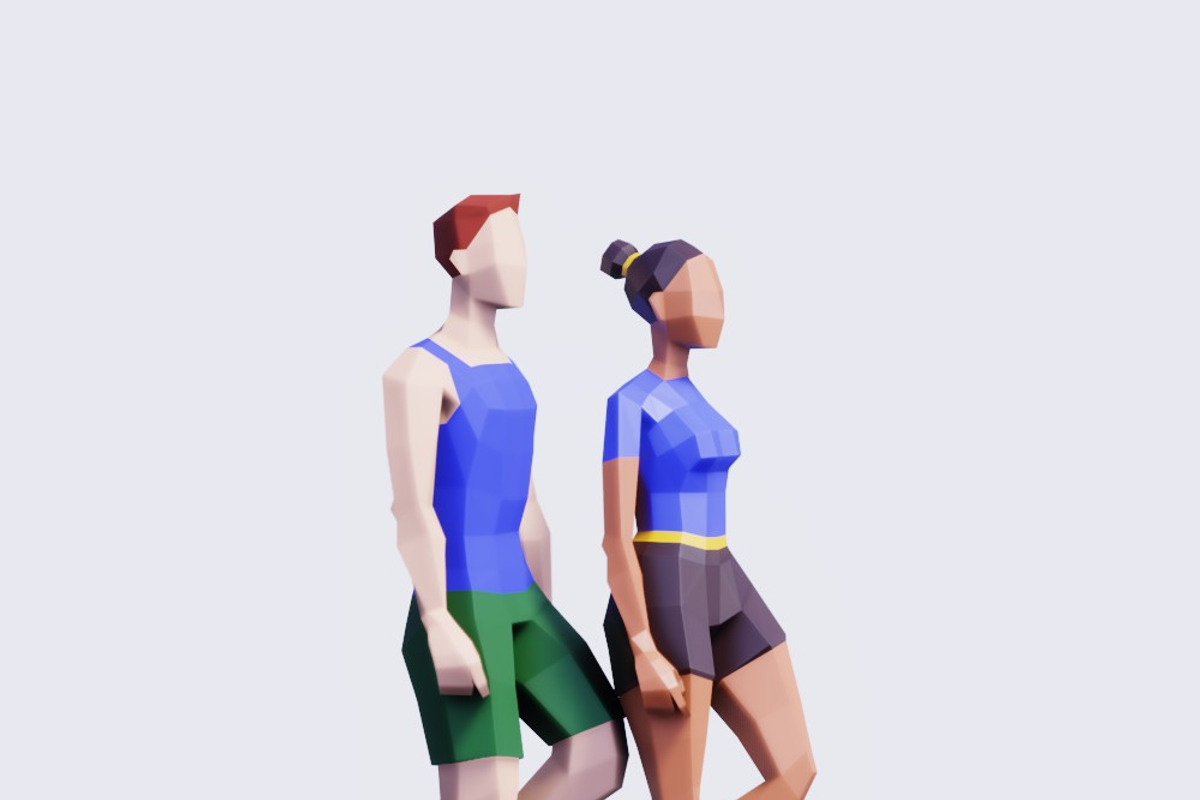 Exercising People -Rigged & Animated, a Characters & Person 3D Model by Studio Ochi (Photo 4 of 8)