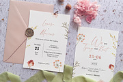 Minimalist Wildflower Wedding Suite, an Invitation Template by BlueRobinDesignShop (Thumbnail 2 of 5)
