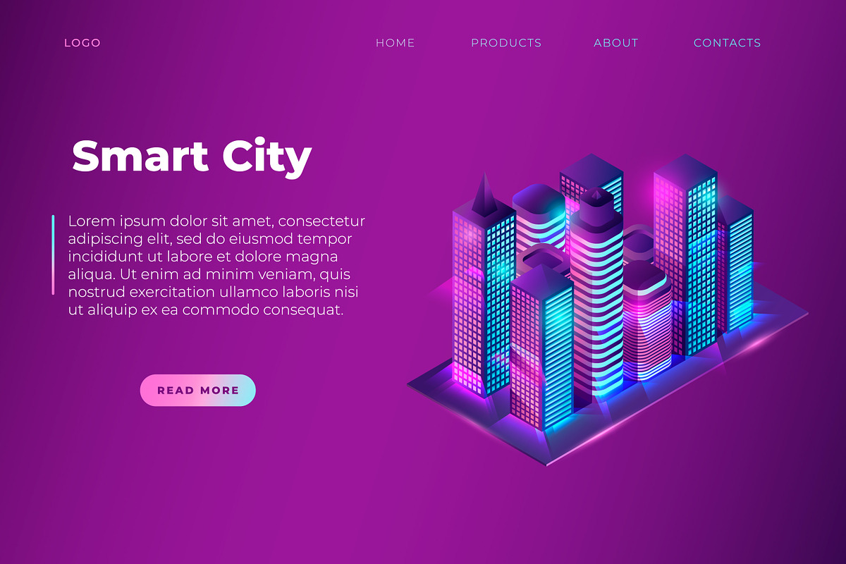 10 Isometric Headers Templates, a Templates & Theme by Roman Paslavsky (Photo 4 of 11)