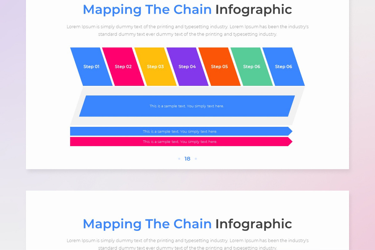 Mapping Chain PowerPoint Infographic, a Presentation Template by Digitcase x Wealthwells (Photo 4 of 4)