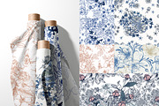 TOILE DE JOUY vector patterns set, a Pattern Graphic by FleurArt (Thumbnail 2 of 9)