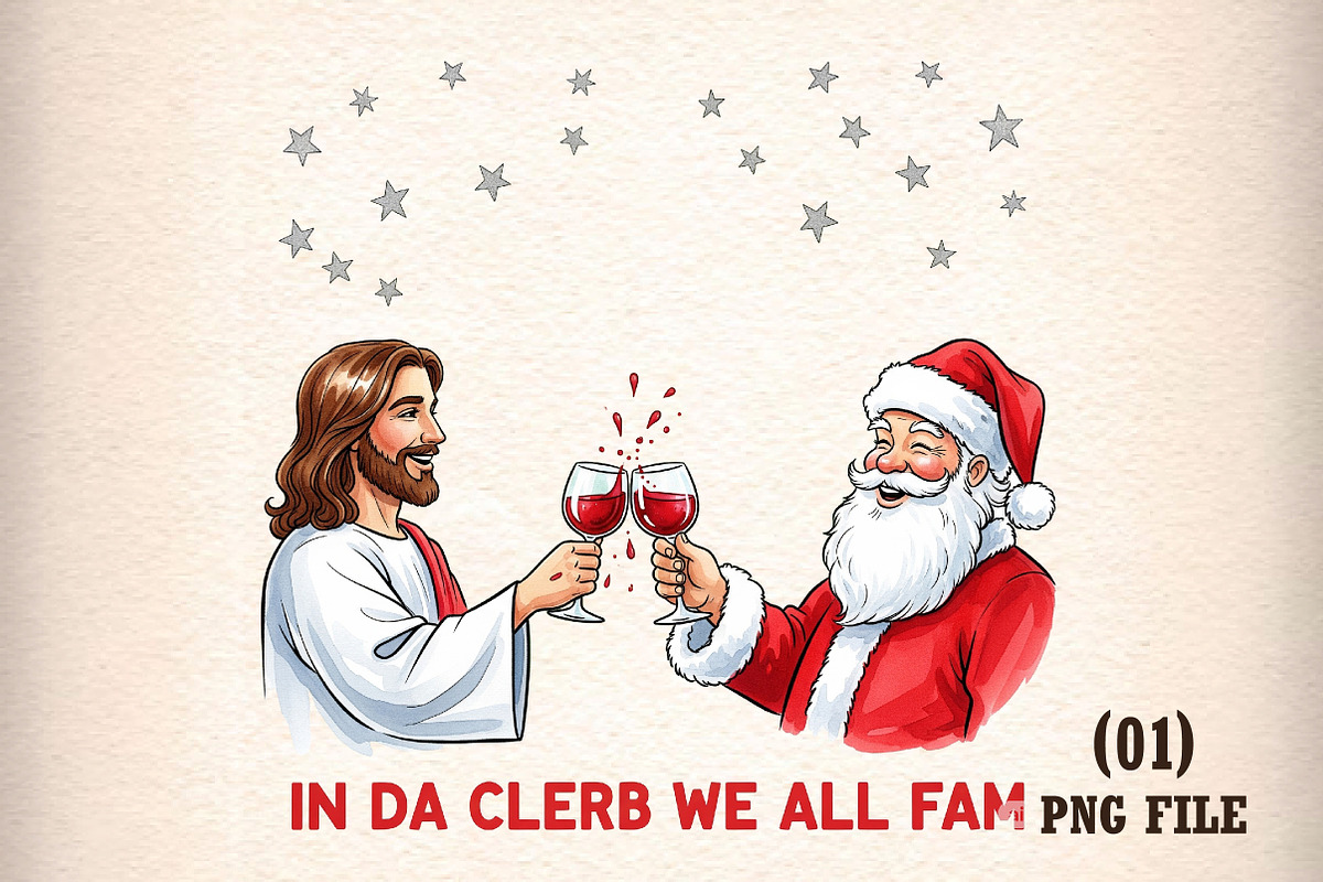 In Da Clerb We All Fam png, an Illustration by DreamArtGraphic (Photo 1 of 5)