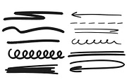 Hand drawn ink elements, a Decorative Illustration by Tati_Kli (Thumbnail 3 of 3)