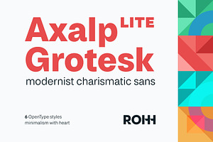Axalp Grotesk Lite