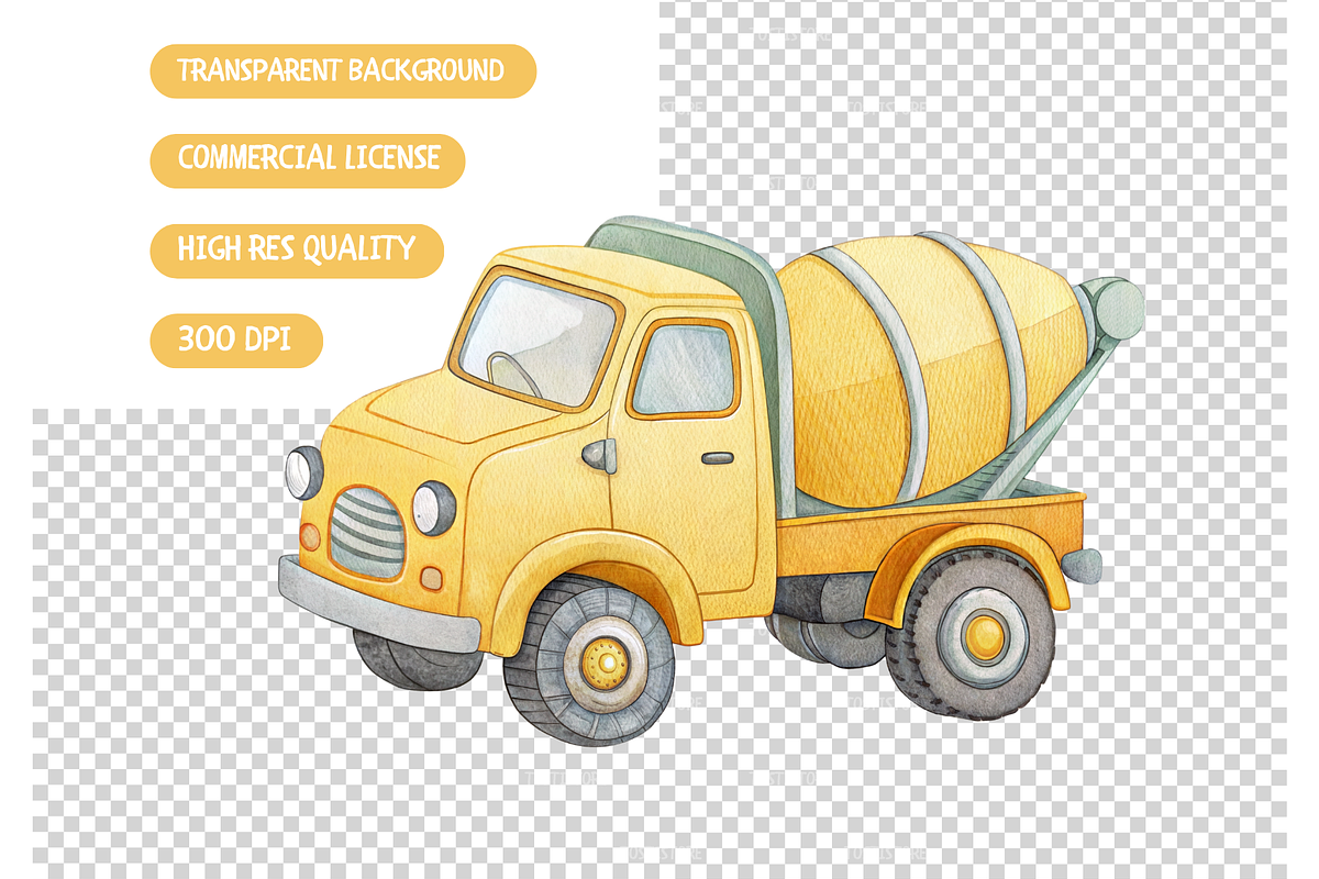 Kids Construction Clipart, an Illustration by TatiMockup (Photo 5 of 5)