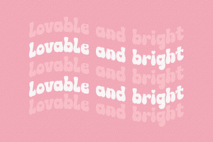 Retro Heart You - Love Heart Font