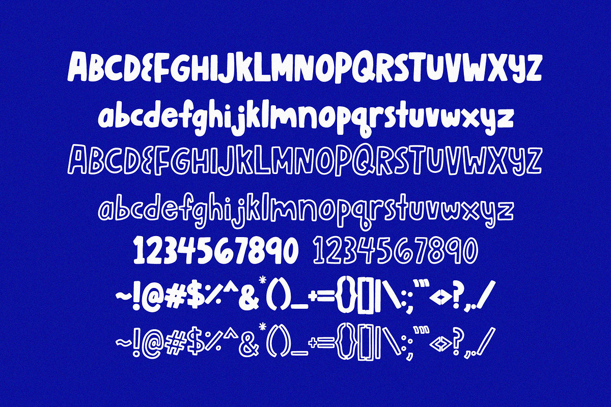 Stomping Grounds • Bubble Font, a Sans Serif Font by Becky Simpson (Photo 11 of 21)