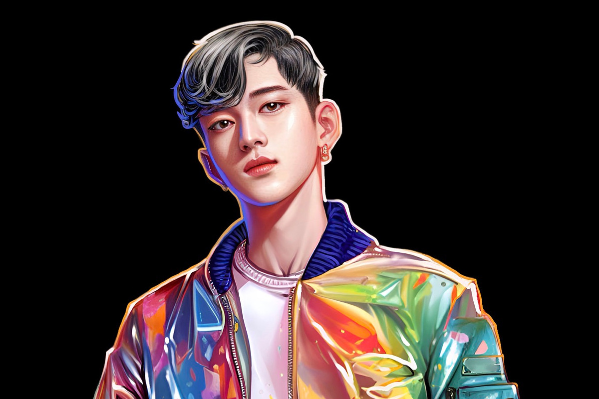Color K-Pop Asian Male Clip Art PNG, a Person Illustration by Claymore Sublimation (Photo 4 of 6)