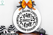 Fall Round Door hanger SVG Bundle, a Graphic by Designer302 (Thumbnail 5 of 23)