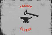 Forged Font Family, a Sans Serif Font by Hemphill Co (Thumbnail 10 of 10)