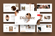 Diamore - Jewelry PowerPoint, a Presentation Template by YossyOneStd (Thumbnail 1 of 5)