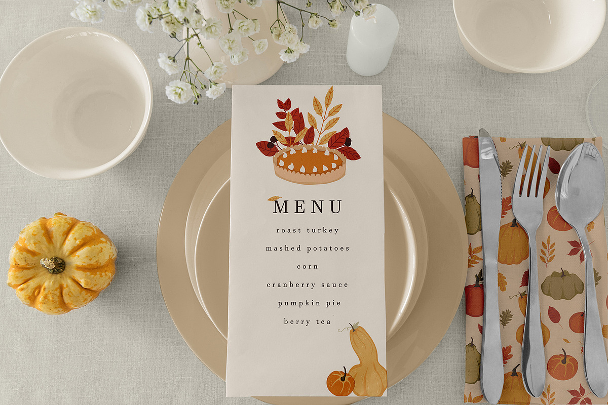 Autumn cozy collection: card creator, a Decorative Illustration by Cute Atelier (Photo 8 of 12)