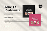 120 Nail Salon Instagram Template, a Social Media Template by Branding Victory STD (Thumbnail 8 of 10)