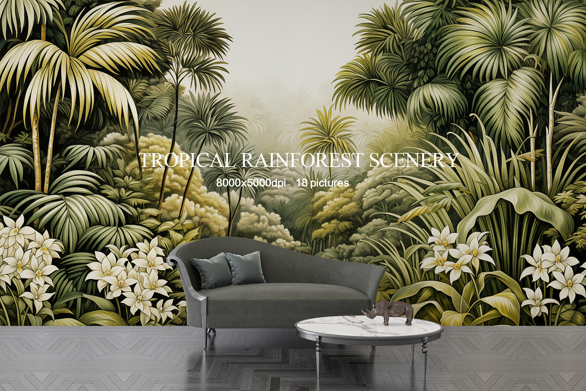 Tropical rainforest wallpaper, a Wallpaper Graphic by fei long (Photo 1 of 10)
