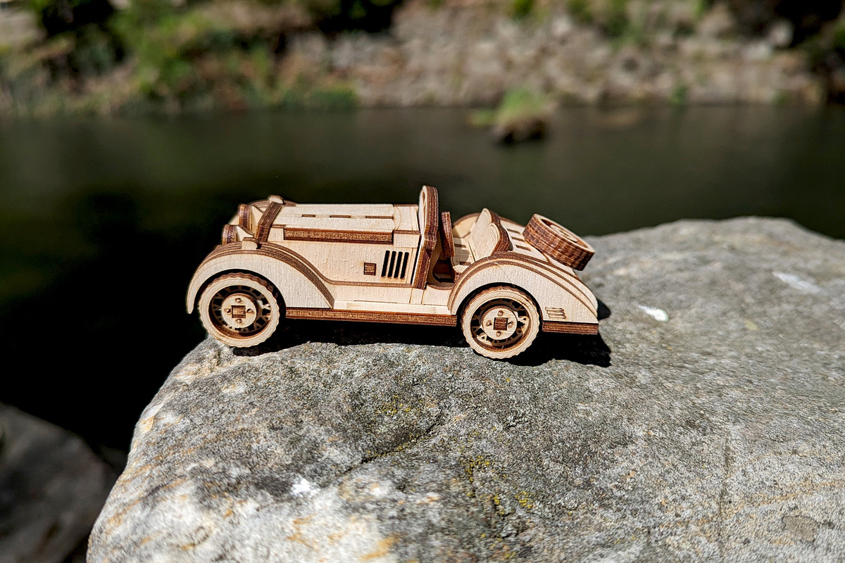 Small Sport Car - Laser Cut File, an Object Graphic by VectorPainter (Photo 6 of 18)