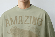 T-Shirt Mockup PSD - Male Model, a Shirt Mockup by Rymden_Fl (Thumbnail 2 of 6)
