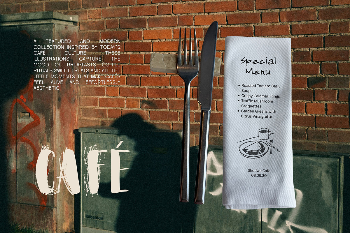 CAFÉ: Hand-Drawn Food Illustrations, a Food Illustration by Veyla (Photo 14 of 15)