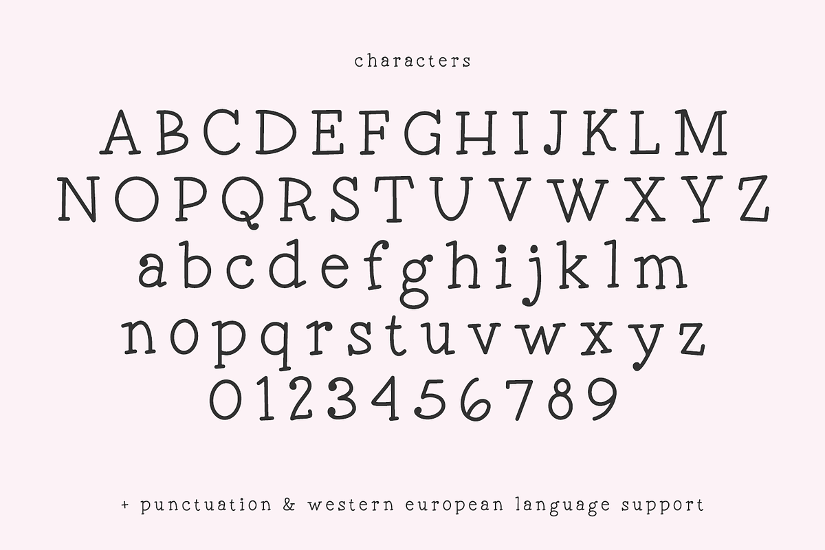 Knick Knack Typewriter Font, a Handwritten Font by Beck McCormick (Photo 10 of 10)
