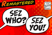 Sez Who Sez You - lively comic font, a Sans Serif Font by Comicraft Fonts (Thumbnail 1 of 3)