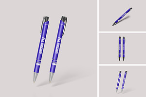 Pen Mockup, a Pens & Pencil Mockup by Pikachudesign