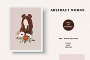 FLORAL WOMAN modern women print, a Person Illustration by Spark Studio Brushes (Thumbnail 6 of 9)