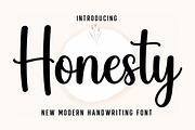 Honesty, a Handwritten Font by Aura Typeface (Thumbnail 1 of 10)