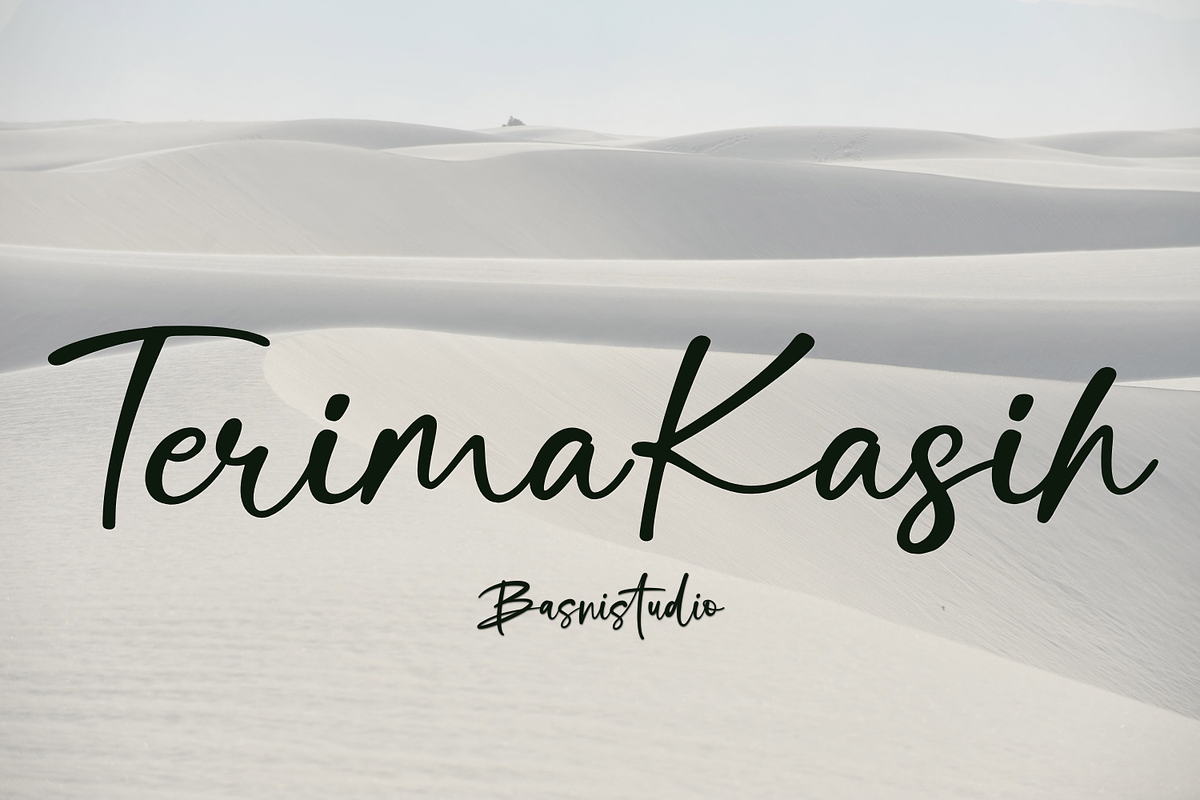 Sallamah Handwritten Font, a Handwritten Font by Basnistudio (Photo 13 of 13)