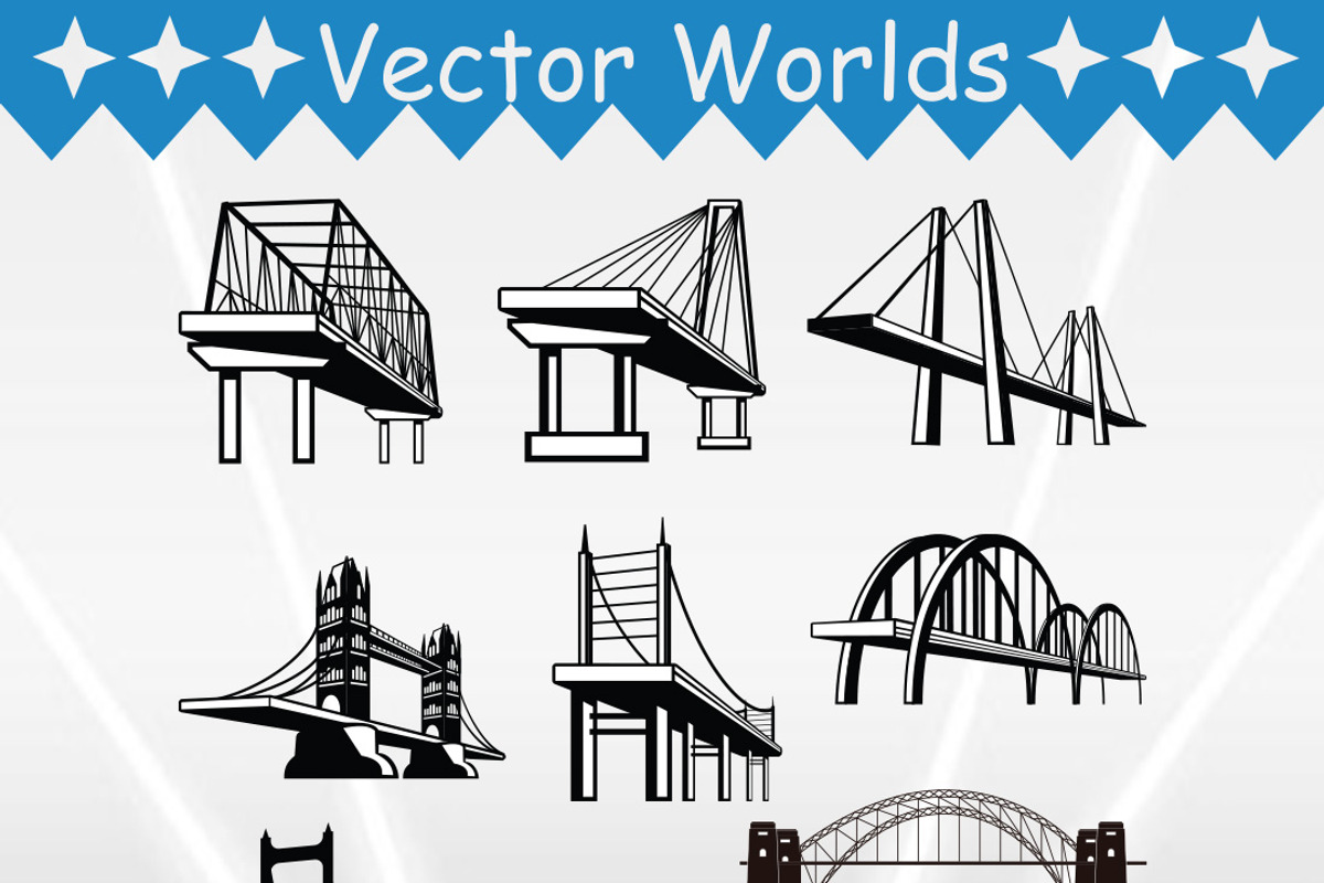 Steel Bridge Svg, Steel, Bridge Svg, an Object Graphic by VectorWorlds (Photo 3 of 3)