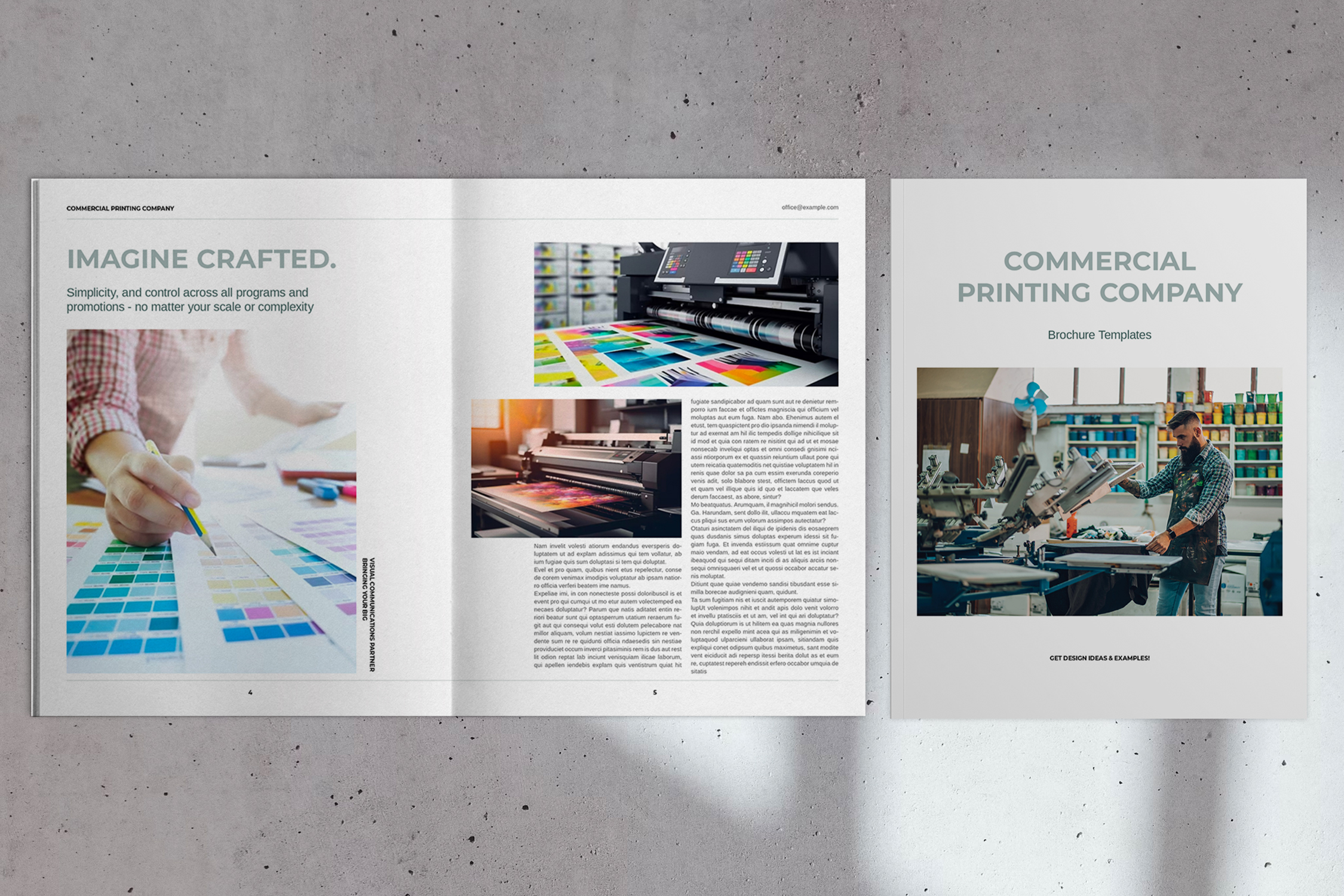 Printing Company Brochure Template, a Brochure Template by Boris Cupac