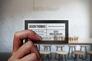 Simple Transparent Business Card, a Business Card Template by Marvel (Thumbnail 4 of 5)