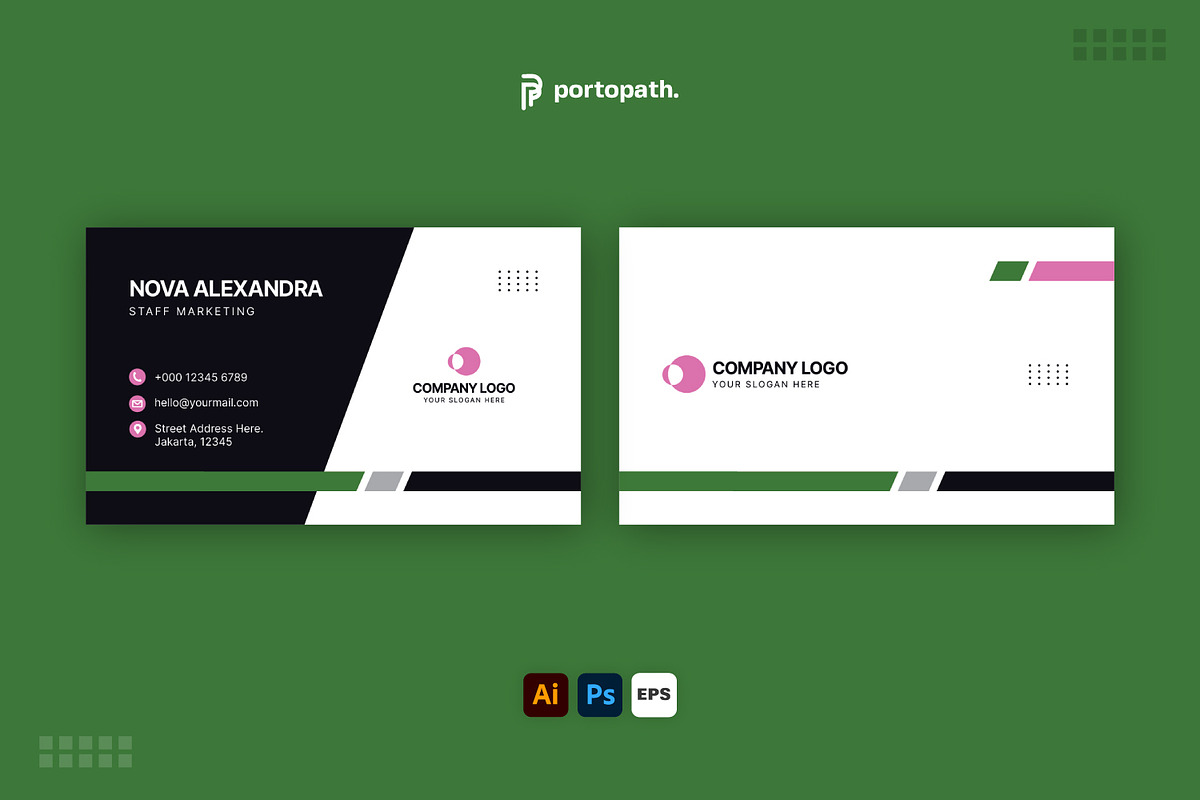 Business Card Template, a Business Card Template by Portocraft (Photo 2 of 2)
