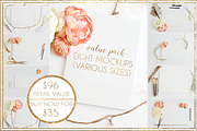 8 Rustic Mockups | Assorted Sizes, a Print Template by WeLivedHappilyEverAfter (Thumbnail 1 of 6)