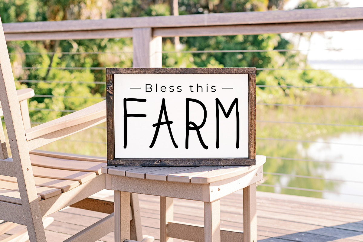 Farmhouse - Handwritten Font, a Handwritten Font by CraftlabSVG (Photo 9 of 10)